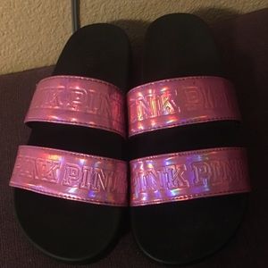 Victoria secrets pink slides